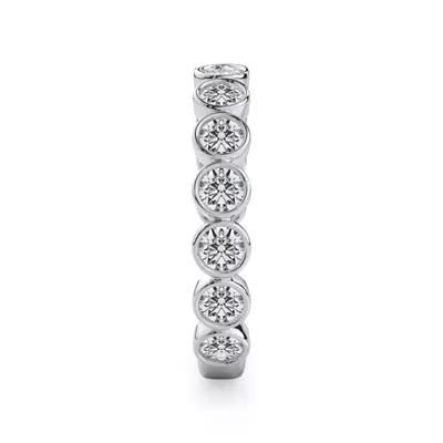 Round Bezel Lab Diamond Band (.84ct. tw.)