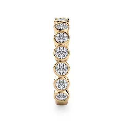 Round Bezel Lab Diamond Band (.84ct. tw.)