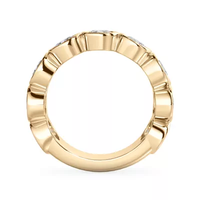 Round Bezel Lab Diamond Band (2.70ct. tw.)
