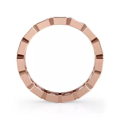 East-West Emerald-Cut Bezel Lab Diamond Eternity Ring (2.10ct. tw.)