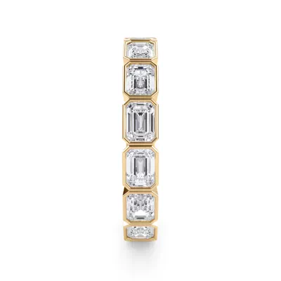 East-West Emerald-Cut Bezel Lab Diamond Eternity Ring (2.10ct. tw.)