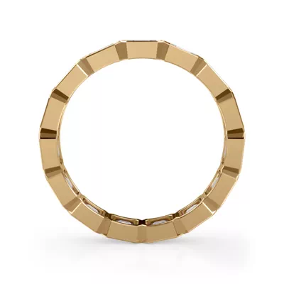 East-West Emerald-Cut Bezel Lab Diamond Eternity Ring (2.10ct. tw.)