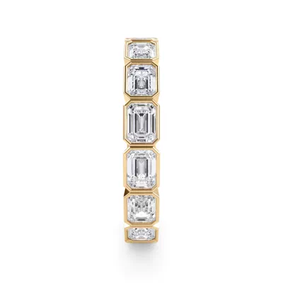 East-West Emerald-Cut Bezel Diamond Eternity Ring (2.10ct. tw.)