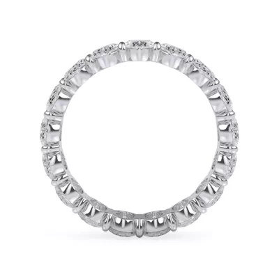 Oval Cut Diamond Eternity Ring (4.0 ct. tw.)