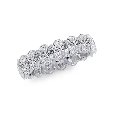 Oval Cut Diamond Eternity Ring (4.0 ct. tw.)