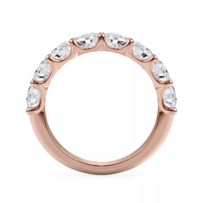 Curved Gallery Eight-Stone Round Lab Diamond Band (2.00ct. tw.)