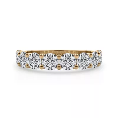 Curved Gallery Eight-Stone Round Lab Diamond Band (2.00ct. tw.)