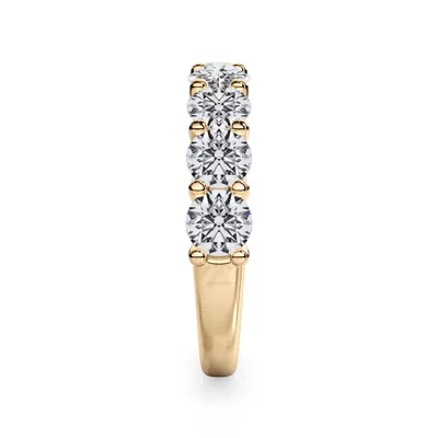 Curved Gallery Eight-Stone Round Lab Diamond Band (2.00ct. tw.)