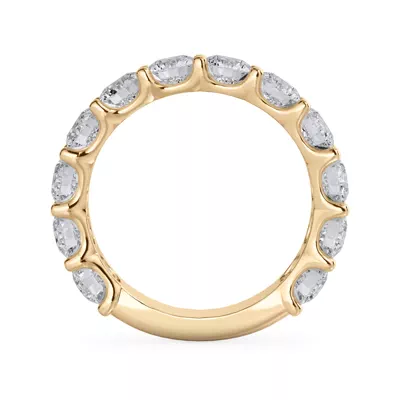 Curved Gallery Twelve-Stone Round Lab Diamond Band (3.00ct. tw.)
