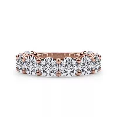 Curved Gallery Ten-Stone Round Diamond Band (5.00ct. tw.)