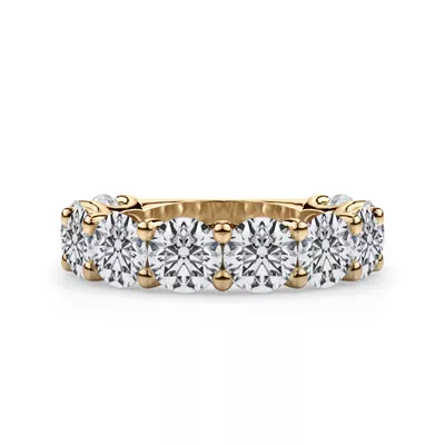 Curved Gallery Ten-Stone Round Diamond Band (5.00ct. tw.)