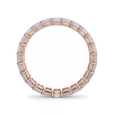 Asscher Cut Lab Diamond Eternity Ring (2.0 ct. tw.)