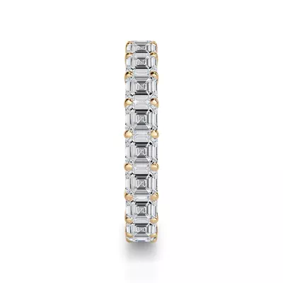 Asscher Cut Lab Diamond Eternity Ring (3.0 ct. tw.)