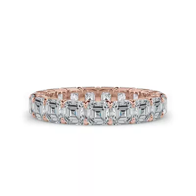 Asscher Cut Diamond Eternity Ring (4.0 ct. tw.)