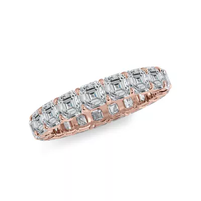 Asscher Cut Diamond Eternity Ring (4.0 ct. tw.)