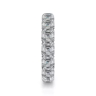 Asscher Cut Lab Diamond Eternity Ring (5.0 ct. tw.)