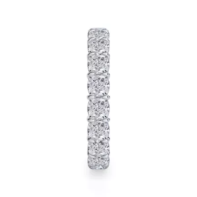 Cushion Cut Lab Diamond Eternity Ring (3.0 ct. tw.)