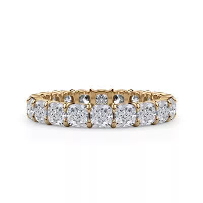Cushion Cut Lab Diamond Eternity Ring (3.0 ct. tw.)