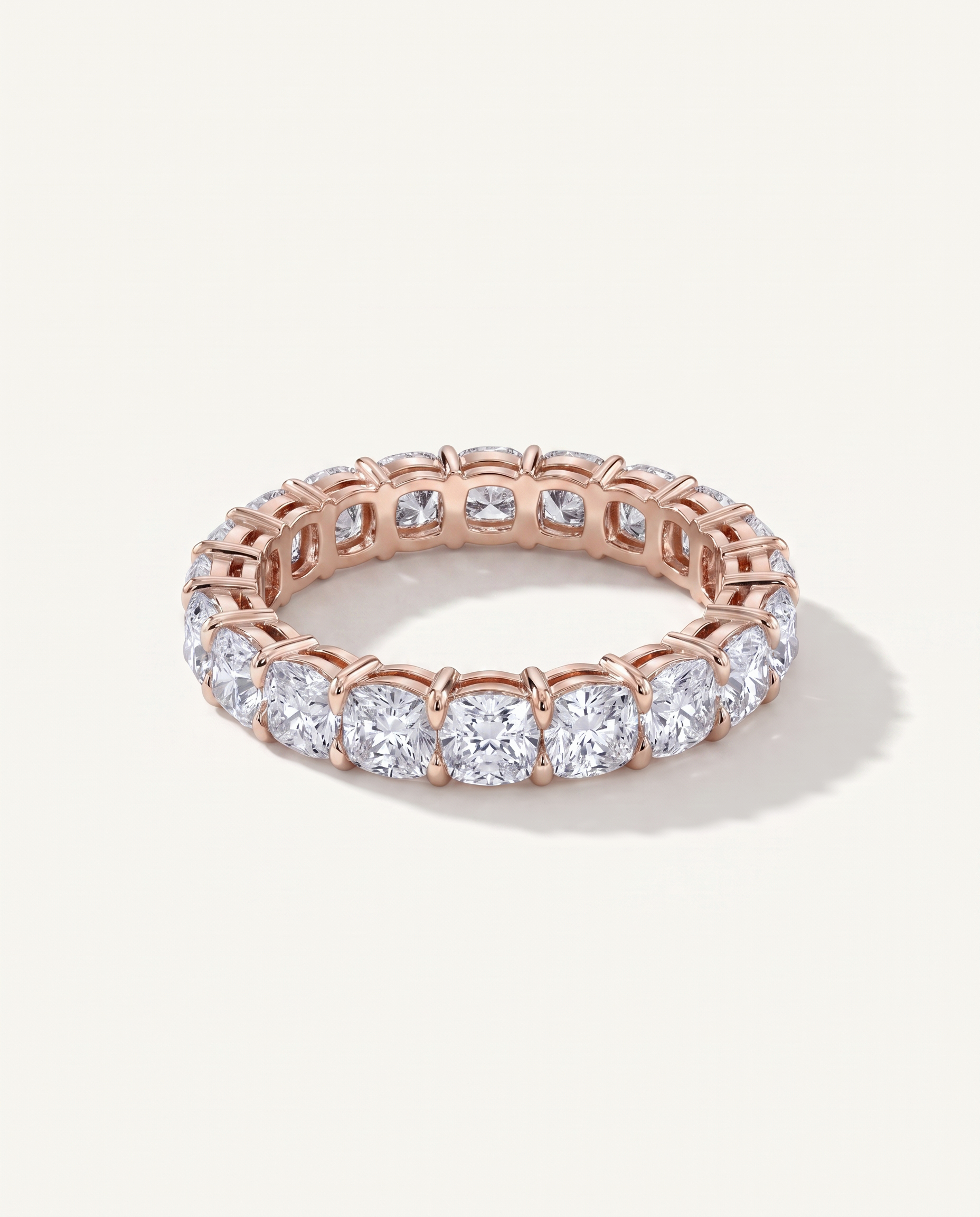 Cushion Cut Diamond Eternity Ring (3.0 ct. tw.)