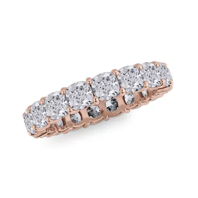 Cushion Cut Lab Diamond Eternity Ring (4.0 ct. tw.)