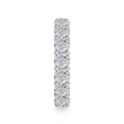 Cushion Cut Lab Diamond Eternity Ring (4.0 ct. tw.)