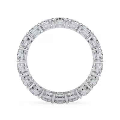 Cushion Cut Lab Diamond Eternity Ring (4.0 ct. tw.)