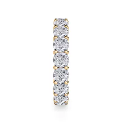 Cushion Cut Lab Diamond Eternity Ring (4.0 ct. tw.)