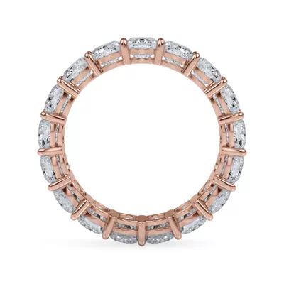 Cushion Cut Lab Diamond Eternity Ring (5.0 ct. tw.)