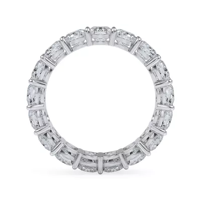 Cushion Cut Lab Diamond Eternity Ring (5.0 ct. tw.)