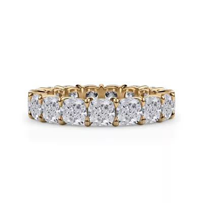 Cushion Cut Lab Diamond Eternity Ring (5.0 ct. tw.)