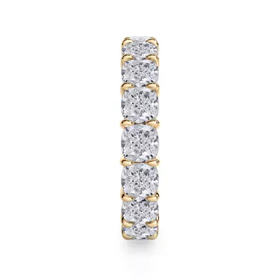 Cushion Cut Lab Diamond Eternity Ring (5.0 ct. tw.)
