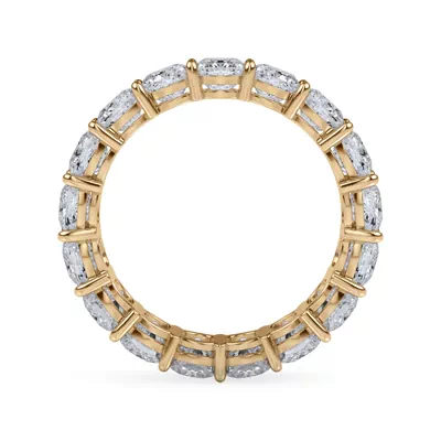 Cushion Cut Lab Diamond Eternity Ring (5.0 ct. tw.)