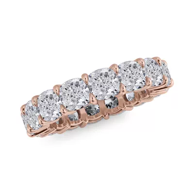 Cushion Cut Lab Diamond Eternity Ring (7.0 ct. tw.)