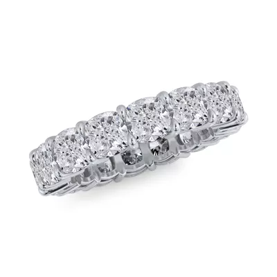 Cushion Cut Lab Diamond Eternity Ring (7.0 ct. tw.)