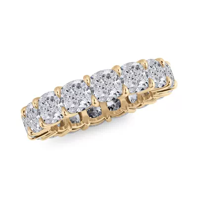 Cushion Cut Lab Diamond Eternity Ring (7.0 ct. tw.)