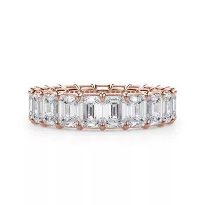 Emerald Cut Lab Diamond Eternity Ring (5.0 ct. tw.)