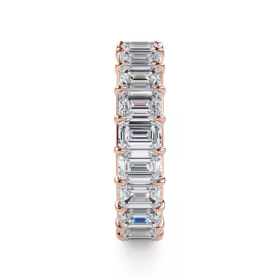 Emerald Cut Lab Diamond Eternity Ring (5.0 ct. tw.)