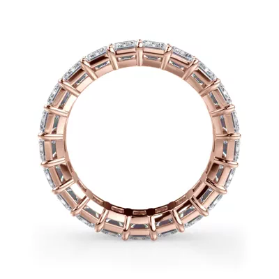 Emerald Cut Lab Diamond Eternity Ring (5.0 ct. tw.)