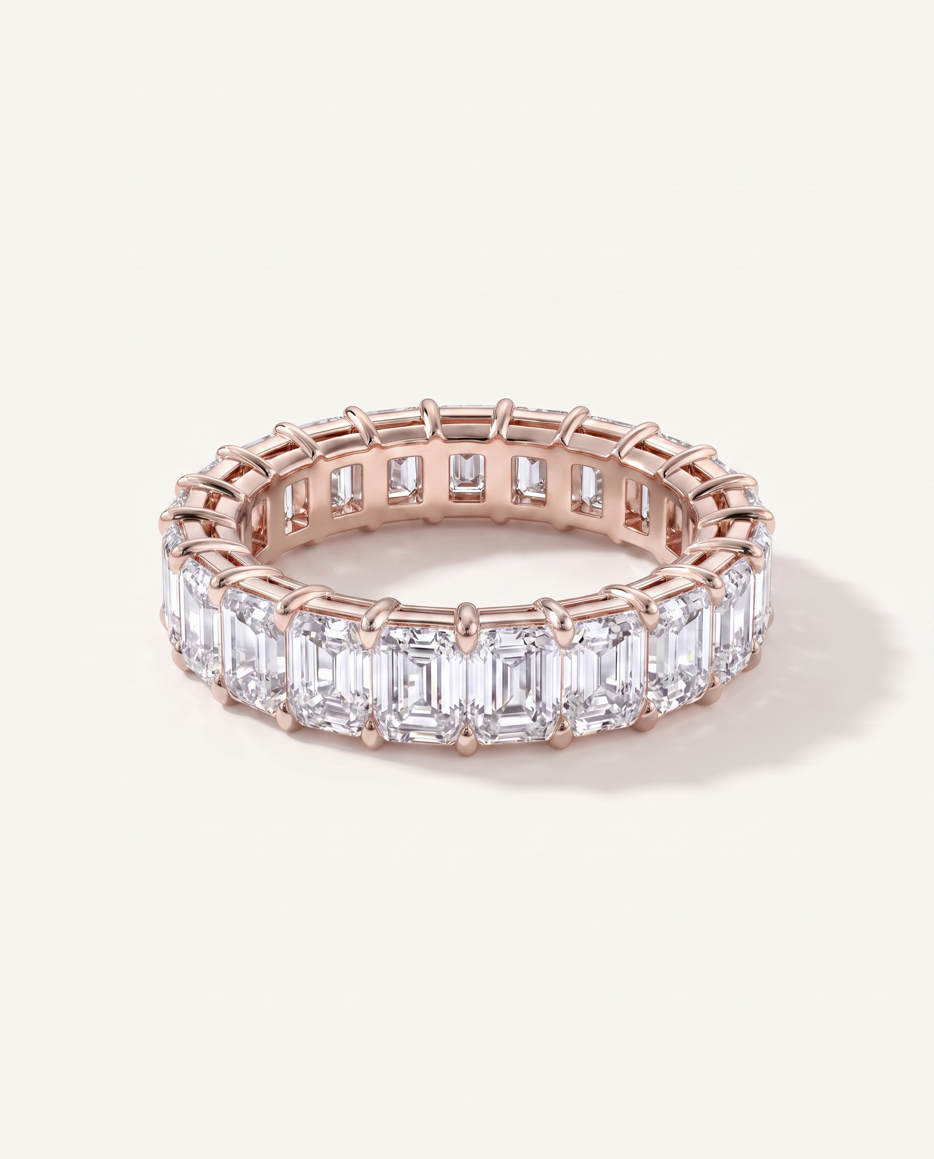 Emerald Cut Lab Diamond Eternity Ring (5.0 ct. tw.)