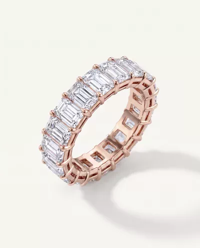 Emerald Cut Lab Diamond Eternity Ring (5.0 ct. tw.)