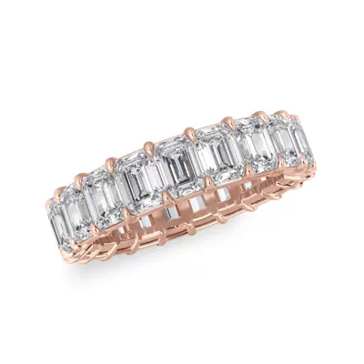 Emerald Cut Diamond Eternity Ring (5.0 ct. tw.)