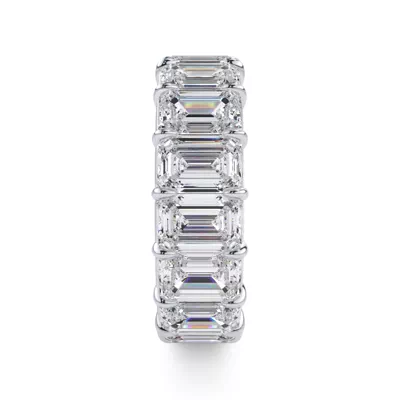 Emerald Cut Lab Diamond Eternity Ring (11.0 ct. tw.)