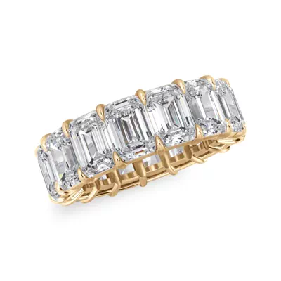 Emerald Cut Lab Diamond Eternity Ring (11.0 ct. tw.)