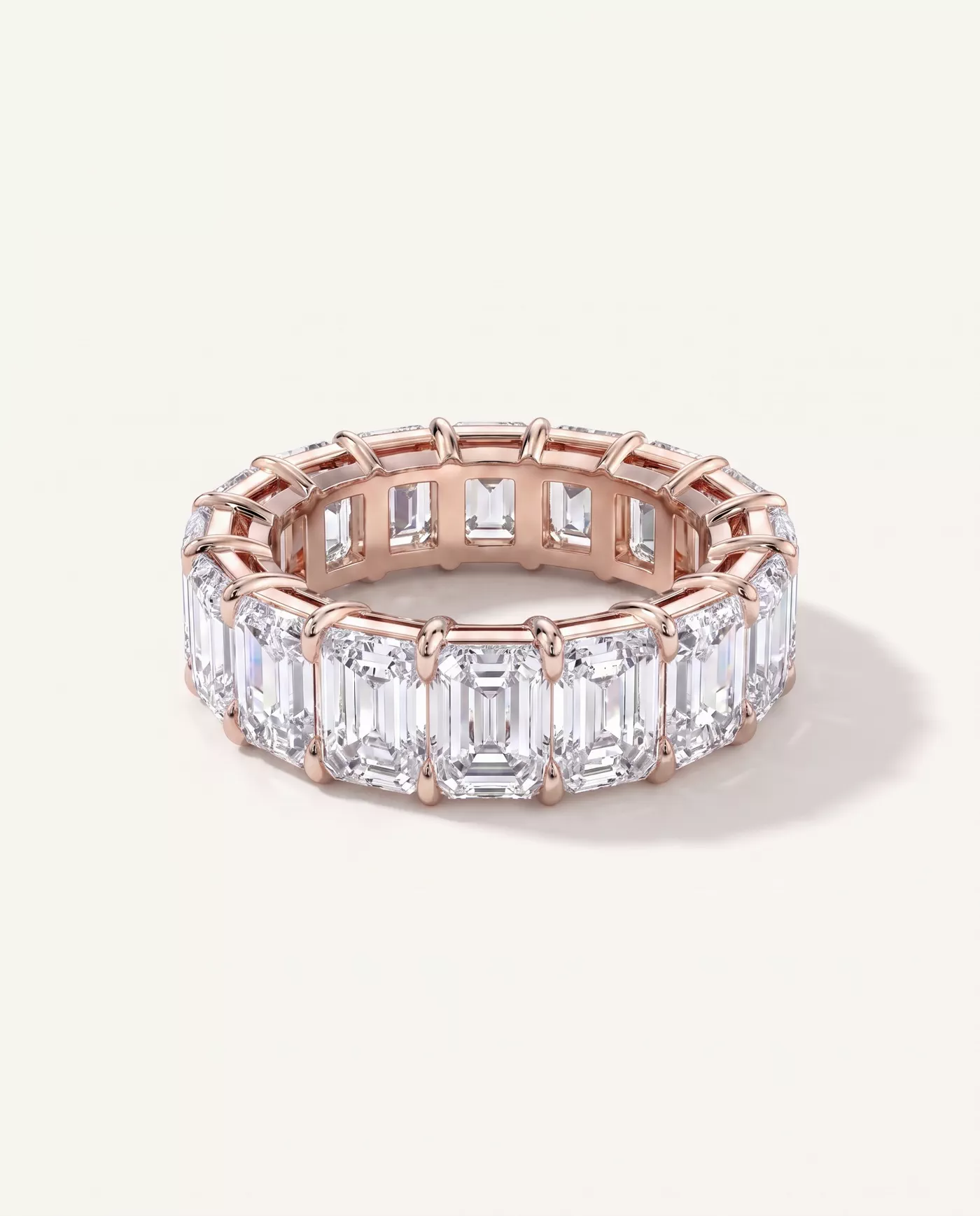 Emerald Cut Diamond Eternity Ring (11.0 ct. tw.)