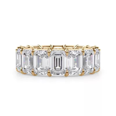 Emerald Cut Diamond Eternity Ring (11.0 ct. tw.)