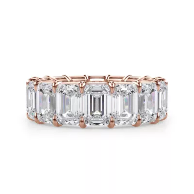 Emerald Cut Diamond Eternity Ring (11.0 ct. tw.)