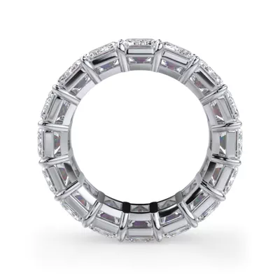 Emerald Cut Diamond Eternity Ring (11.0 ct. tw.)