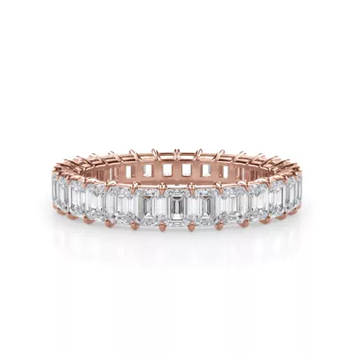 Emerald Cut Lab Diamond Eternity Ring (2.0 ct. tw.)