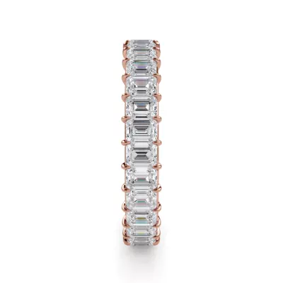 Emerald Cut Lab Diamond Eternity Ring (2.0 ct. tw.)