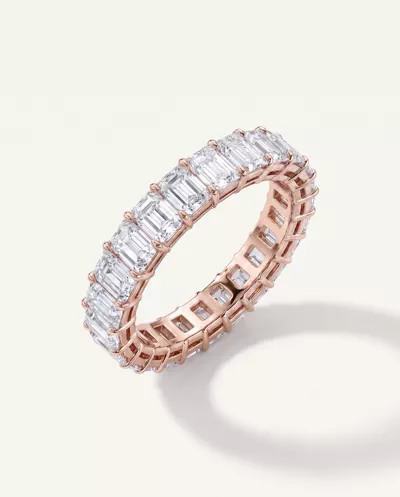 Emerald Cut Lab Diamond Eternity Ring (2.0 ct. tw.)